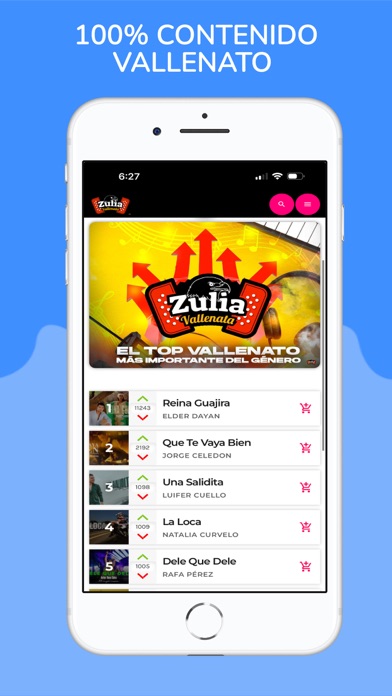 Zulia Vallenata iPhone screenshot 4 - Entertainment app
