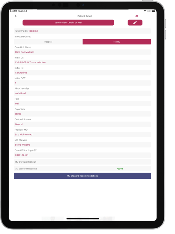 ID Steward iPad screenshot 6 - Medical app
