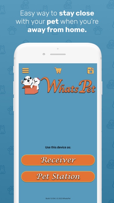 WhatsPet App -Dog Monitor App Screenshot