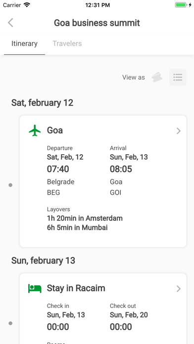 DIB Travel Screenshot