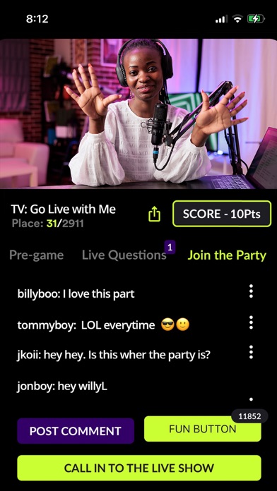 Watch Party - Watch.Play.Win! Screenshot