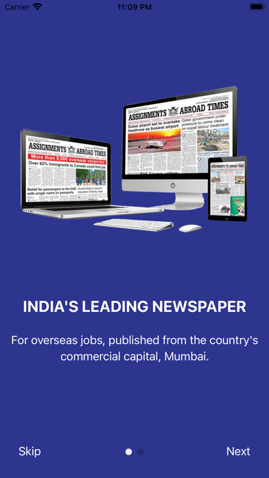 Assignments Abroad Times Screenshot