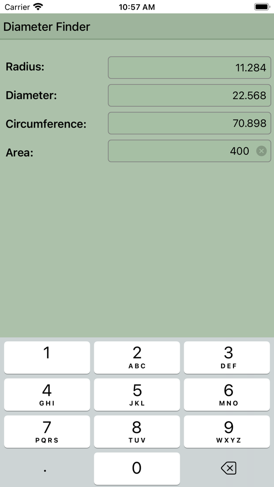 #8. Diameter Finder - Circle Calc (iOS) 由: Krzysztof Gwiazda