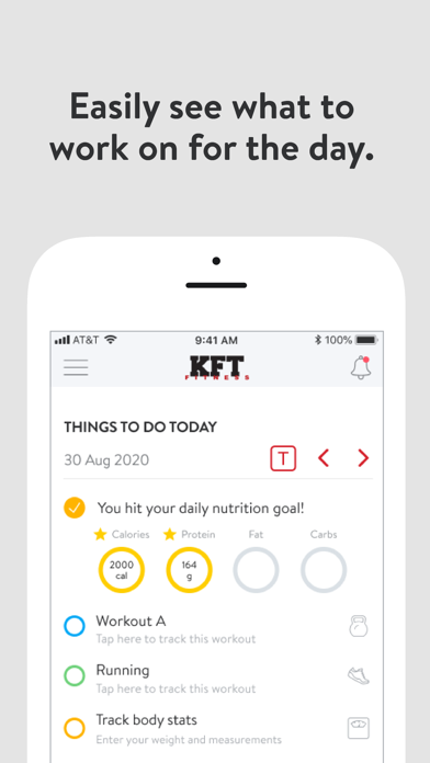KFT FITNESS HEALTHY HABITS Screenshot