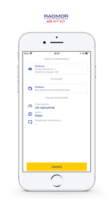Radmor Taxi Koszalin Screenshot