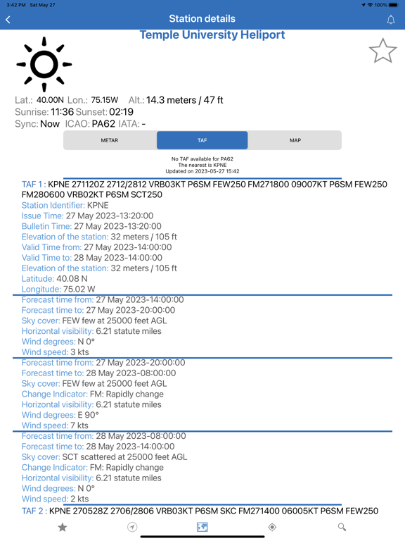 Screenshot #6 pour NOAA Aviation PRO Live Weather