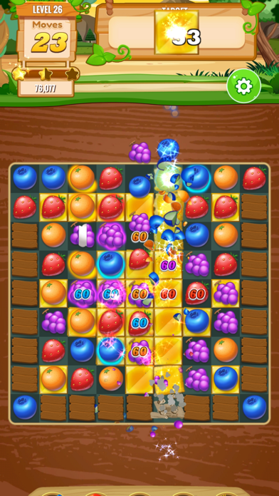 Shiro Sweet Fruit Match 3 Game Screenshot