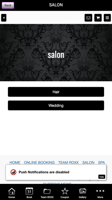 Roxx Salon and Spa Screenshot