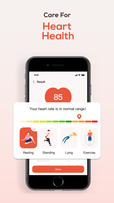 Blood pressure app:pulse track Screenshot