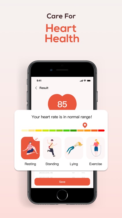 Blood pressure app:pulse track