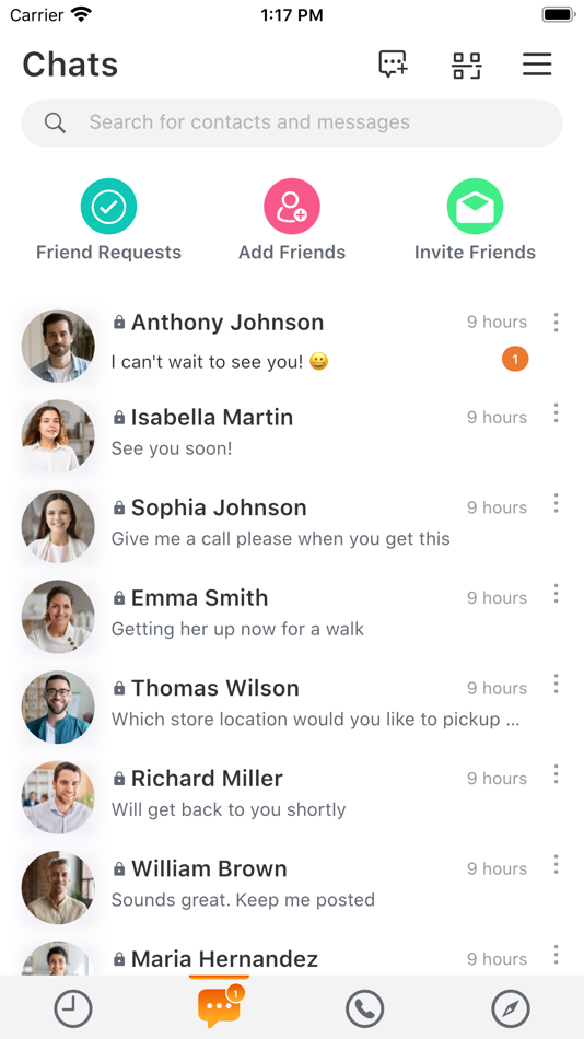 #1. SafeChat — Secure Chat & Share (iOS) By: SafeChat, Inc.