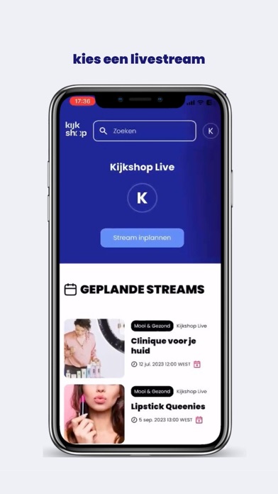 Kijkshop Live Shopping Screenshot