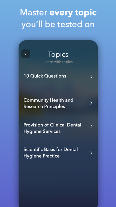Dental Hygiene Exam Prep 2025 Screenshot