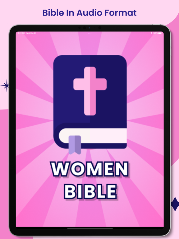 Woman Bible Audio iPad screenshot 1 - Education app