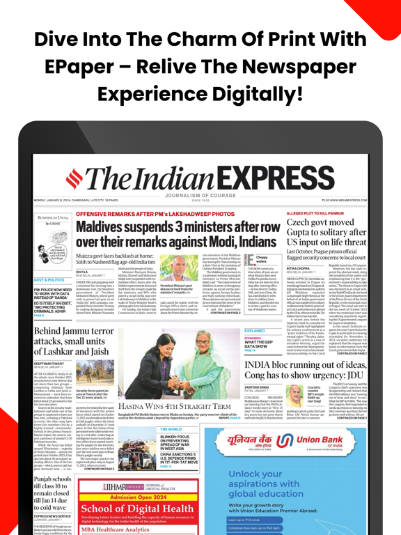 Screenshot #6 pour Indian Express News + Epaper