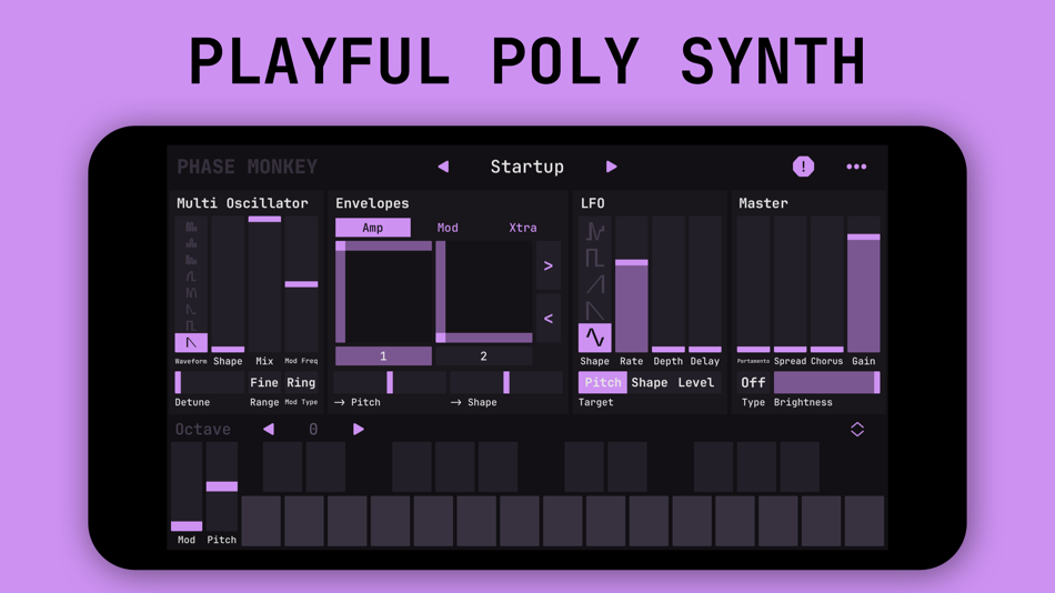 #1. Phase Monkey — Poly Synth (macOS) 由: Sketch Audio, LLC