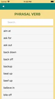 phrasal verbs - phrase iphone screenshot 4