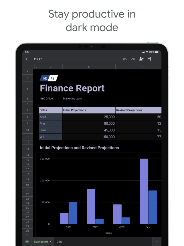 ‎Google Sheets Screenshot