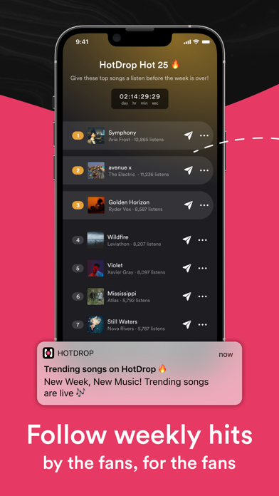 HotDrop: Find Hit Music Screenshot