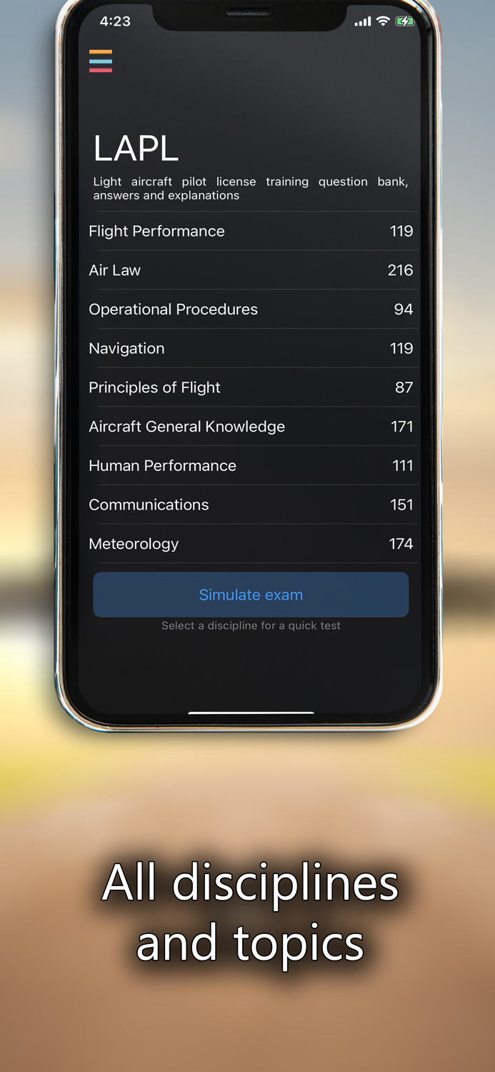 LAPL exams and tests