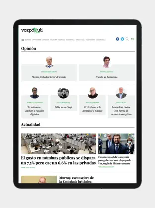Captura de Pantalla 2 Vozpópuli - noticias iphone