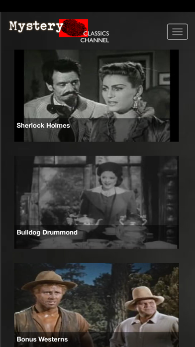 Mystery Movies Channel Screenshot