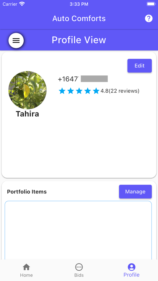 #5. AutoComforts Client (iOS) 由: Adil Ali