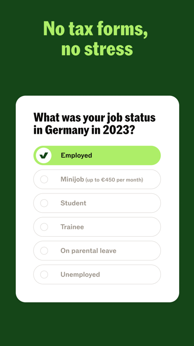 Taxfix: Tax return for Germany Screenshot