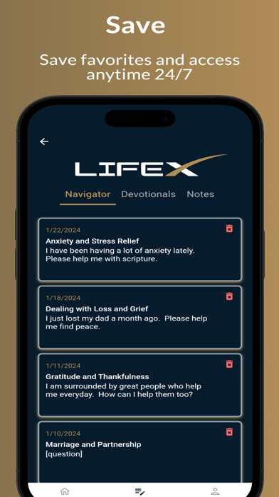 LifeX - AI Powered Bible Guide Screenshot