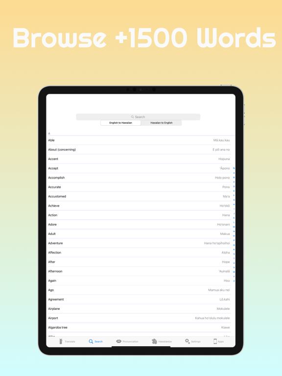 Hawaiian Words Dictionaryのおすすめ画像2