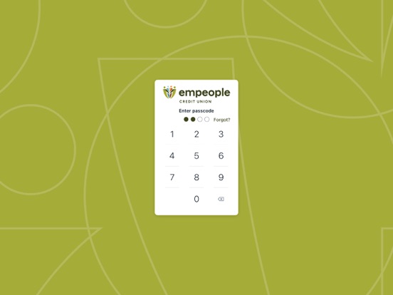 Empeople CU iPad screenshot 2 - Finance app