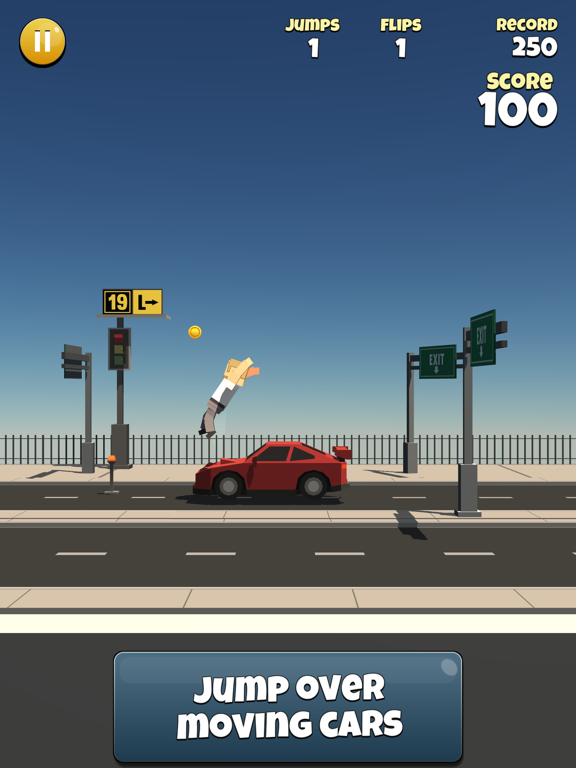 Screenshot #5 pour Backflipper: Flip city & space