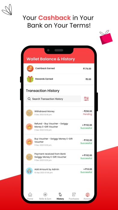 CashCry: CashBack & Gift cards Screenshot