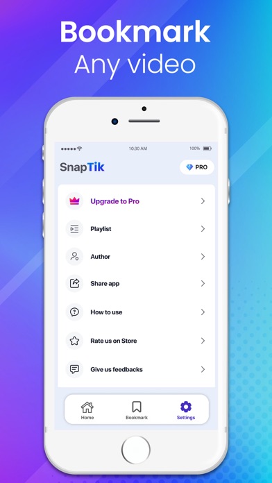 SnapTik - BookMark Any Video Screenshot