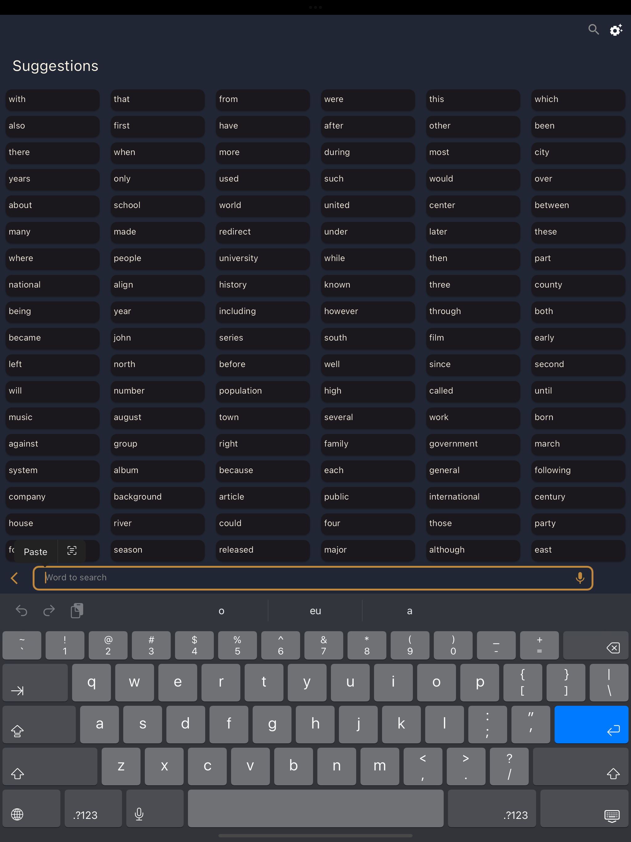Synonyms English