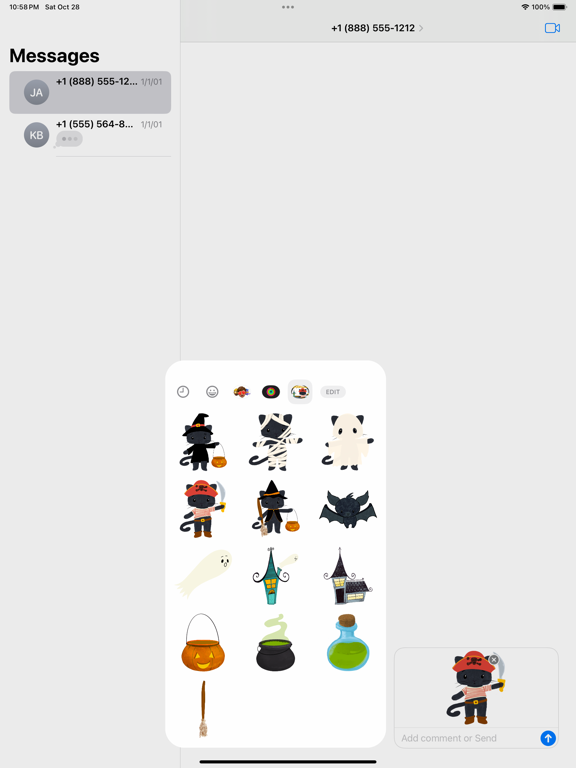 Screenshot #5 pour Spook-tacular Stickers