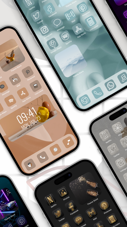 #2. Themes: Wallpapers and Widgets (iOS) 由: Petro Holovatyuk