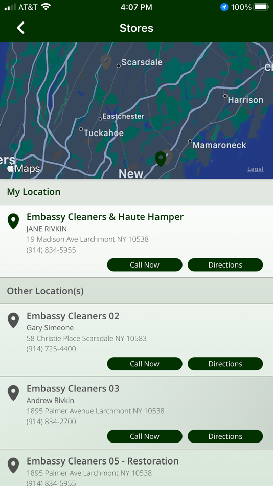 #4. Embassy Cleaners (iOS) Podle: Embassy Cleaners