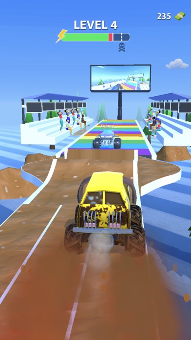 Monster Truck race battle Screenshot