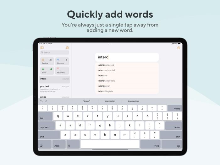 Obstino Modern Flashcards App