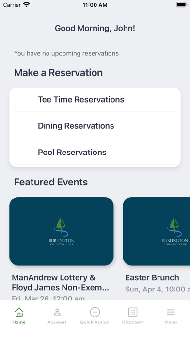 Burlington Country Club Screenshot