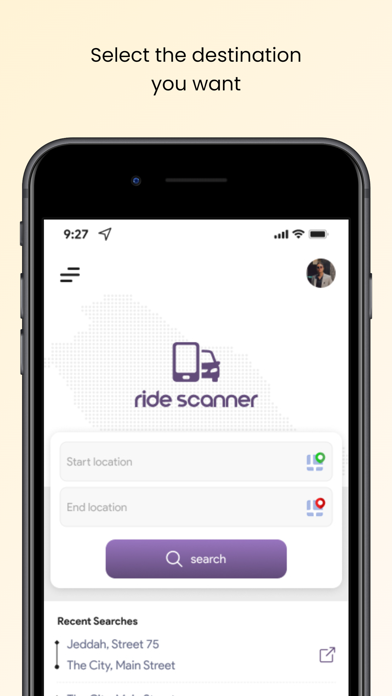 Ride Scanner Screenshot