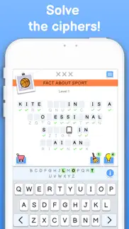cryptogram words master iphone screenshot 1