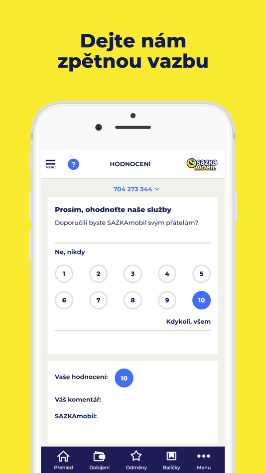#5. Mobilní operátor SAZKAmobil (iOS) 由: Vodafone Czech Republic a.s.