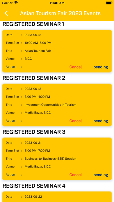 Asian Tourism Fair Screenshot