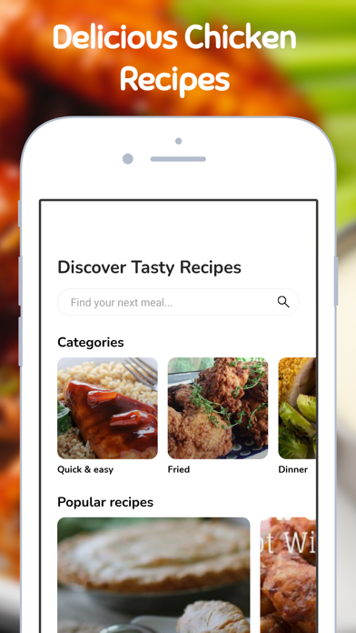 Chicken Recipes Collection Screenshot
