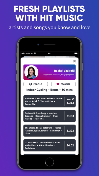 CardioCast: Cycling Workouts + Screenshot