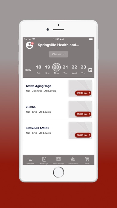 Springville Health & Fitness Screenshot