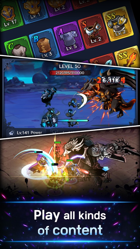 #5. Shadow Knights : Idle RPG (iOS) By: CookApps