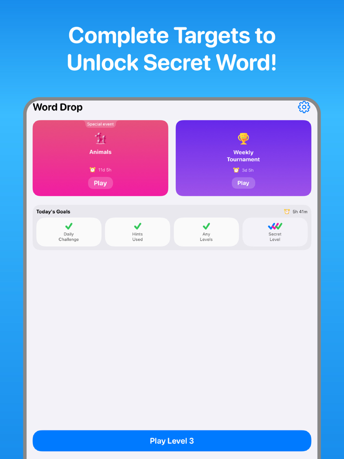 Word Drop - Viral Word Puzzle